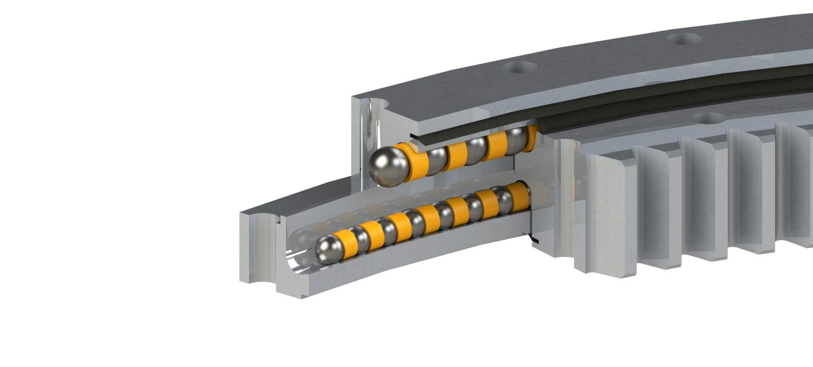 回轉(zhuǎn)支承主要有哪些分類?組成及分類 回轉(zhuǎn)支承主要有哪些分類?組成及分類